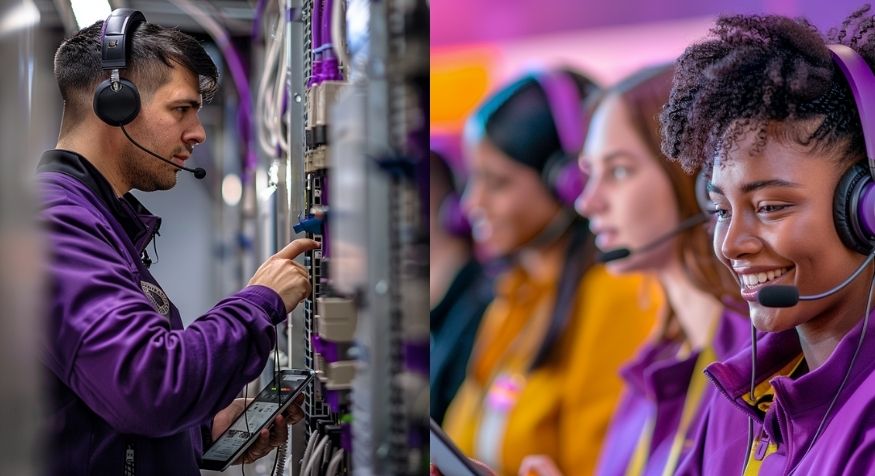 Acompañando las comunicaciones de telecomunicación y contact center