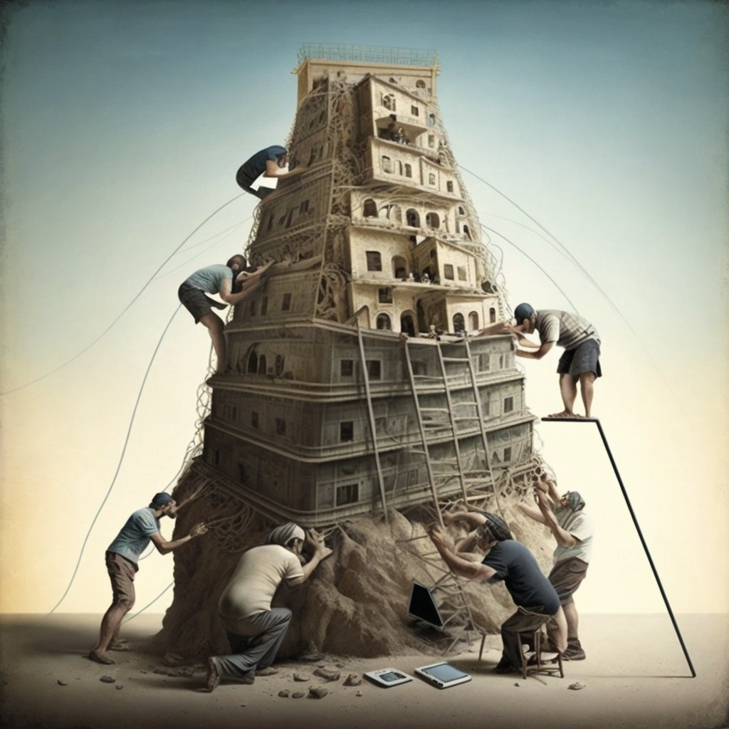 El colapso de la comunicación minorista y la Torre de Babel
